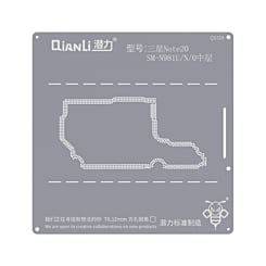 Order the QianLi Bumblebee QS128 middle layer stencil for Galaxy Note 20 N981 U-N-0.
