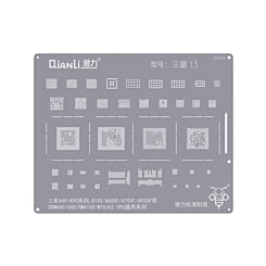 Order the QianLi Bumblebee QS140 CPU universal stencil for Galaxy A60 to A90 series, including A10S, A605F, A705F, A920F, SDM450, 660, SM6150, and MT6762. Not returnable.