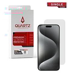 Buy the Quartz Clear Tempered Glass for iPhone 16 Pro Max in a single pack.