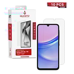 QUARTZ Clear Tempered Glass for Galaxy A16 4G (A165 / 2024) / A16 5G (A166 / 2024) / A26 (A266 2025) / A17 4G (A175 / 2025) / A17 5G (A176 / 2025) (Pack of 10)