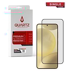 Grab the wholesale deals on the QUARTZ clear tempered glass for Galaxy S24 FE, single pack.