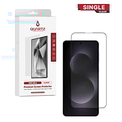 Shop the QUARTZ Clear Tempered Glass for Galaxy S25 Edge, single pack.
