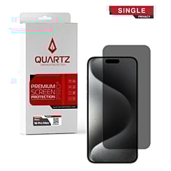 Stock up on the Quartz Privacy Tempered Glass for iPhone 16 Pro Max in a single pack.