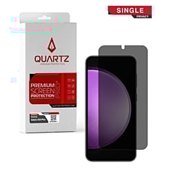 Grab wholesale deals on the QUARTZ privacy tempered glass for Galaxy S23 Plus. Single pack.