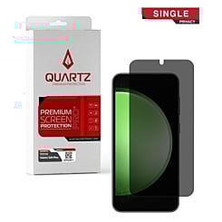 Stock up on the QUARTZ Privacy Tempered Glass for Galaxy S24 Plus and S25 Plus, single pack.