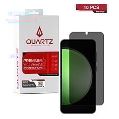Grab the wholesale deals on the QUARTZ Privacy Tempered Glass for Galaxy S24 Plus and S25 Plus, pack of 10.