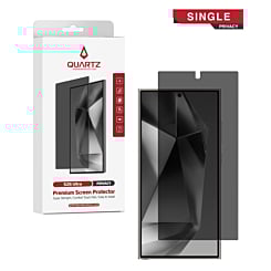 Stock up on the QUARTZ Privacy Tempered Glass for Galaxy S25 Ultra, single pack.