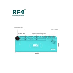 RF4 RF-P016 80*30cm ESD Antistatic Heat Insulation Silicone Soldering Mat (Only Ground Shipping)