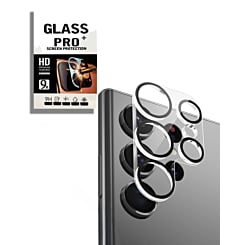 Back Camera Tempered Glass for Galaxy S24 Ultra (Black-Edged)