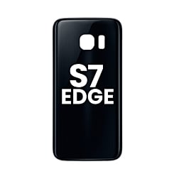 Shop the back glass with camera lens and adhesive for Galaxy S7 Edge in Black.
