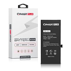 Shop the QMAX Plus replacement battery for iPhone SE 2022 with 2050 mAh capacity.