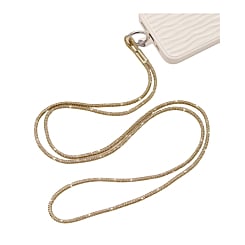 Crystal Neck Lanyard Keychain - GOLD (Only Ground Shipping)