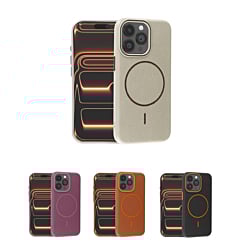 Magnetic Leather Soft Cases for iPhone 15 Pro (Only Ground Shipping)