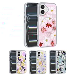 Dual Layer Flower Design Magsafe Cases for iPhone 16 (Only Ground Shipping)