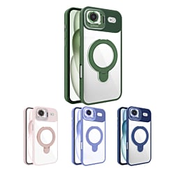 Magnetic Clear Case with 2 Kickstand & Camera Lens for iPhone Air (Only Ground Shipping)