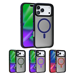 Bicolor Matte Magnetic Translucency Case for iPhone 17 Pro (Only Ground Shipping)