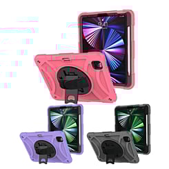 Hand Adjustable Heavy Duty Case with Shoulder Strap for iPad Air 4 / Air 5 / Pro 11 (1st / 2nd / 3rd / 4th) (Only Ground Shipping)