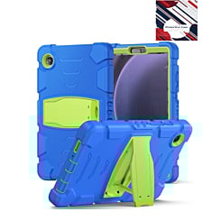 Full Body Protection Case - NAVY BLUE / GREEN for Galaxy Tab A9 Plus 2023 (11") (X210, X216, X218) (Only Ground Shipping)