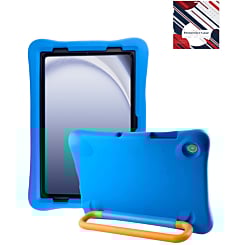 Kids Shockproof Tablet Case with Rotating Handle Stand - BLUE for Galaxy Tab A9 Plus 2023 (11") (X210, X216, X218) (Only Ground Shipping)
