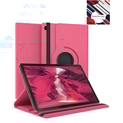 360 Degree Rotation Leather Case for Galaxy Tab S6 lite 10.4" - HOT PINK (Only Ground Shipping)