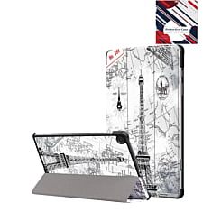 Old Style Notebook Design Case for Galaxy Tab S6 lite 10.4" - EIFFEL TOWER (Only Ground Shipping)