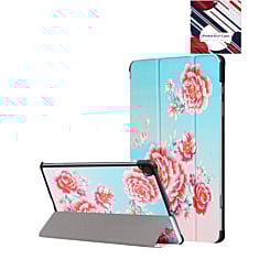 Old Style Notebook Design Case for Galaxy Tab S6 lite 10.4" - ROSE (Only Ground Shipping)