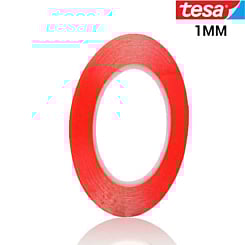 Tesa 4965 Double Side Tape (1mm / 33m) (Red) (Not Returnable)