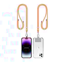 Mobile Phone Straps with Card Holder - ORANGE (Only Ground Shipping)