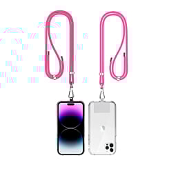 Mobile Phone Straps with Card Holder - PINK (Only Ground Shipping)