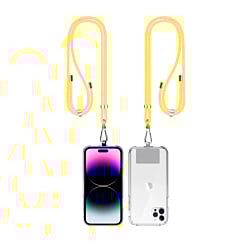 Mobile Phone Straps with Card Holder - YELLOW (Only Ground Shipping)