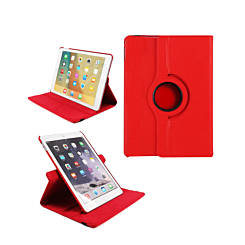 Universal 10" 360 Degree Rotating Leather Case - RED (Only Ground Shipping)