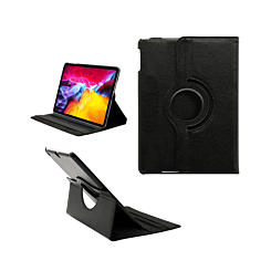 Universal 8" 360 Degree Rotating Leather Case - BLACK (Only Ground Shipping)