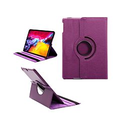 Universal 8" 360 Degree Rotating Leather Case - PURPLE (Only Ground Shipping)