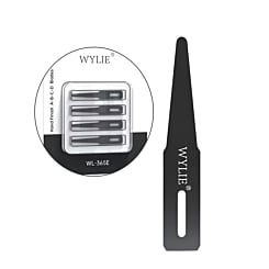 Wylie WL-365E Model-A Scalpel blade - Underfill Black Glue (Pack of 4) (Not Returnable)