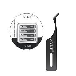 Wylie WL-365E Model-D Scalpel blade - Underfill Black Glue (Pack of 4) (Not Returnable)