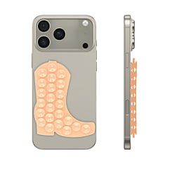 Cowboy Boot Silicone Suction Cup Phone Holder - LIGHT PINK (Only Ground Shipping)