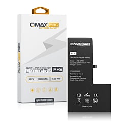Order the QMAX Pro extended capacity replacement battery for iPhone XS with 3050 mAh.
