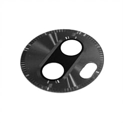 Back Camera Lens with Adhesive for Motorola Moto Z3 / Z3 Play (Glass Only) (BLACK)