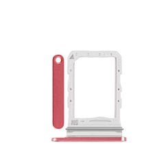Single Sim Tray for Galaxy Z Flip 7 (CORAL RED)