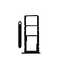 Purchase the Single Sim Card Tray for the Galaxy A01 A015 2019 in Black.