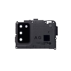 Stock up on the black back camera lens with bracket for Galaxy A02S A025 2020, G Version.