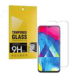 Buy the Clear Tempered Glass for Galaxy A10 A105 and M10 M105 Case Friendly 2.5D 1 Piece.
