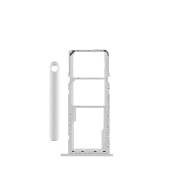 Purchase the Dual Sim Card Tray for Galaxy A11 A115 2020 in white.
