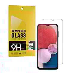 Shop the Clear Tempered Glass for the Galaxy A13s model A137 released in 2022 with a 2.5D edge design and single-piece pack.
