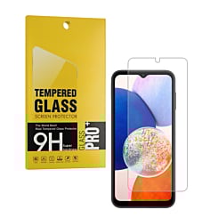 Buy the Clear Tempered Glass for Galaxy A14 5G, case friendly, 2.5D, 1 Piece.