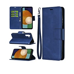 Galaxy A03s Leather Wallet Case with Card Slot - BLUE (Only Ground Shipping)
