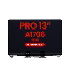 LCD Assembly (SPACE GRAY) (NO LOGO) (Aftermarket) for MacBook Pro 13" with Touch Bar / Pro 13" (A1706 / Late 2016)