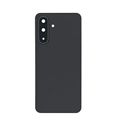 Back Glass with Camera Lens and Adhesive for A17 5G (A176 / 2025) (NO LOGO) (BLACK)