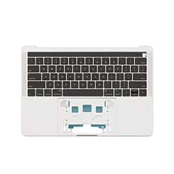 Top Case with US Keyboard (SILVER) for MacBook Pro 13" with Touch Bar (A1989 / Late 2018 / Early 2019)