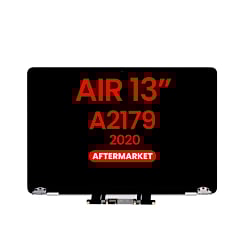 LCD Assembly (SILVER) (NO LOGO) (Aftermarket) for MacBook Air 13" Retina (A2179 / Early 2020)